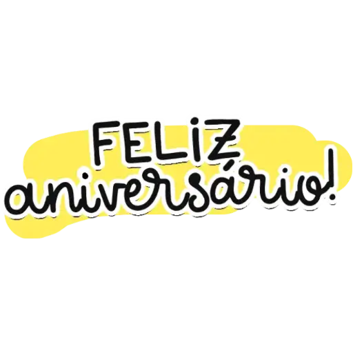 Figurinha: Feliz Aniversário!
