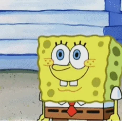 Figurinha: Bob Esponja dando joinha