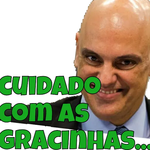 Figurinha: Cuidado com as gracinhas