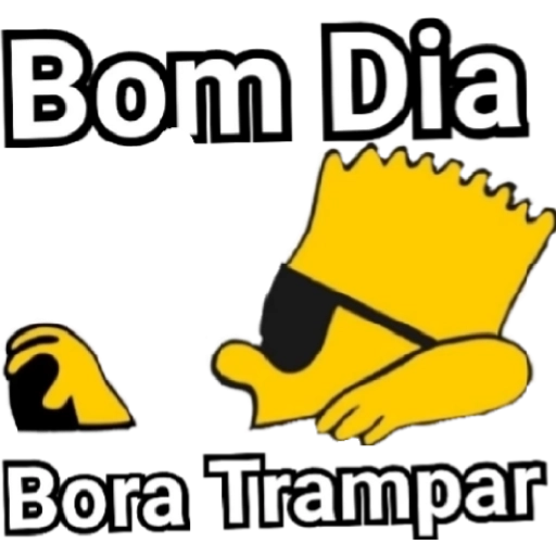 Sticker: Good Morning Bart Simpson