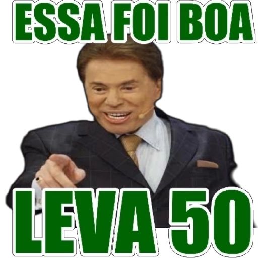 Figurinha: Silvio Santos: Essa foi boa