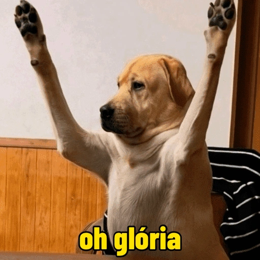Figurinha: Cachorro Oh Glória