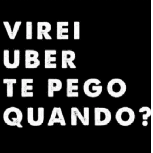 Figurinha: Virei Uber Te Pego Quando?