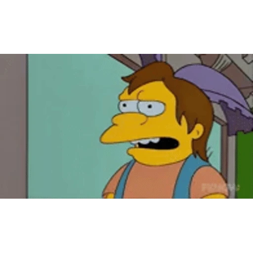 Figurinha: Nelson ri "Ha ha"