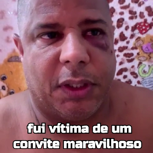 Figurinha: Fui vítima de um convite maravilhoso