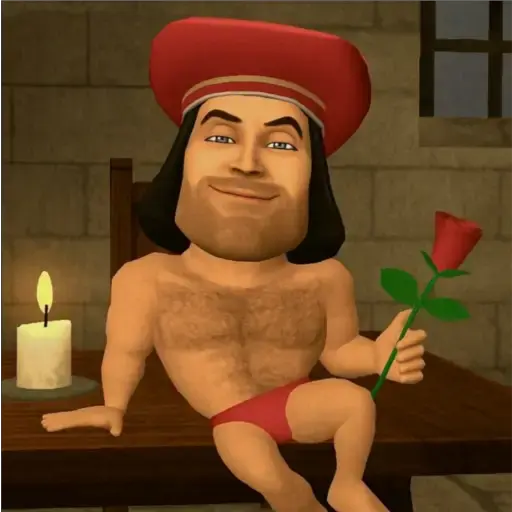 Figurinha: Lord Farquaad sedutor