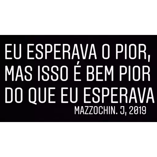 Figurinha: Eu esperava o pior, mas isso é bem pior