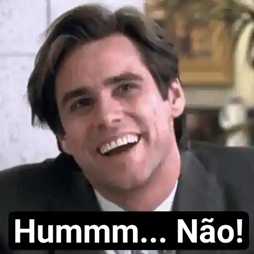 Figurinha: Jim Carrey Hummm Não