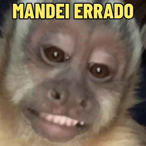 Figurinha: Mandei Errado
