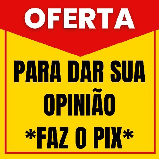 Figurinha: Oferta: Pague para dar opinião