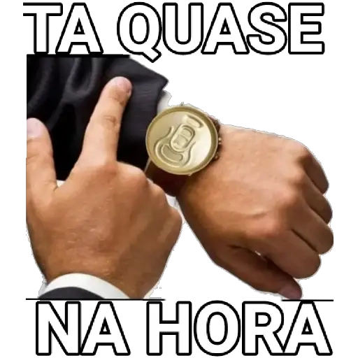 Figurinha: Tá quase na hora