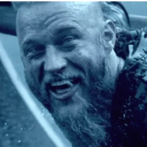 Figurinha: Ragnar com a lingua pra fora