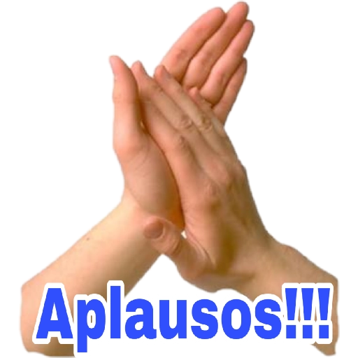 Figurinha: Aplausos