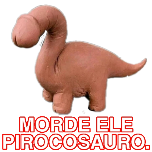 Figurinha: Morde Ele Pirocosauro
