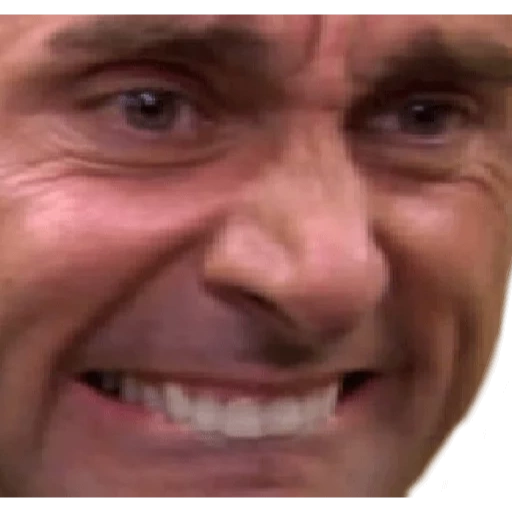 Figurinha: Michael Scott sorrindo