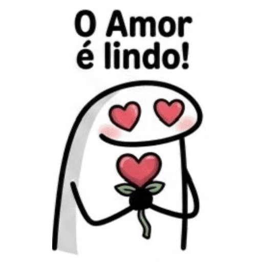 Figurinha: O Amor é Lindo!