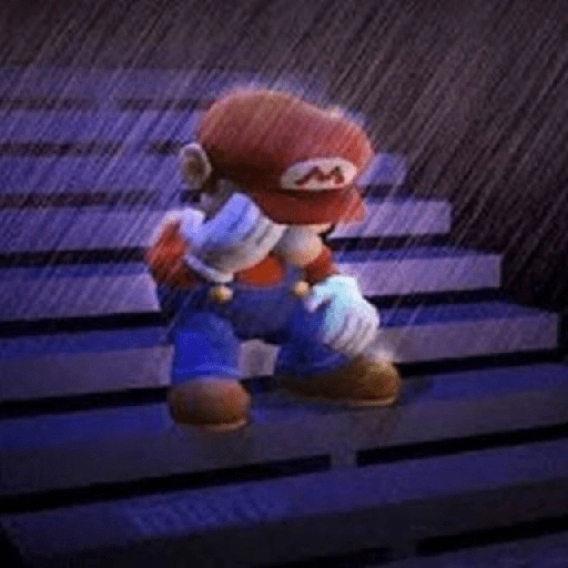 Sticker: Sad Mario