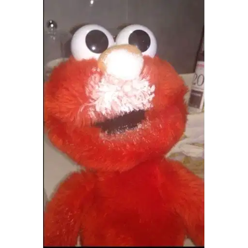 Figurinha: Elmo Cocainômano