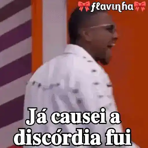 Figurinha: Flavinha causou a discórdia