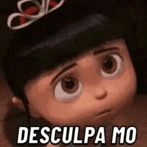 Figurinha: Agnes Desculpa Mo