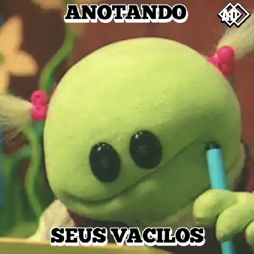 Figurinha: Anotando seus vacilos
