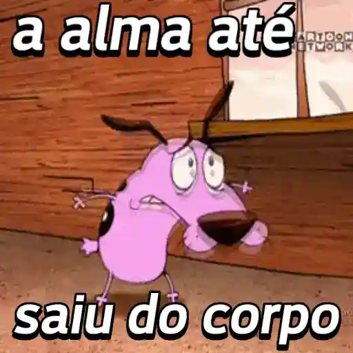Figurinha: Cachorro Coragem: Alma Sai do Corpo