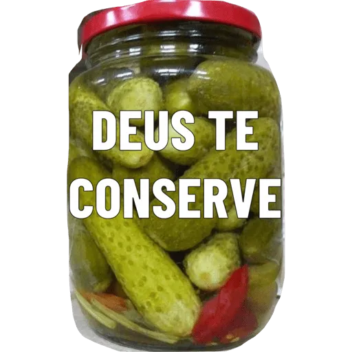 Figurinha: Deus Te Conserve