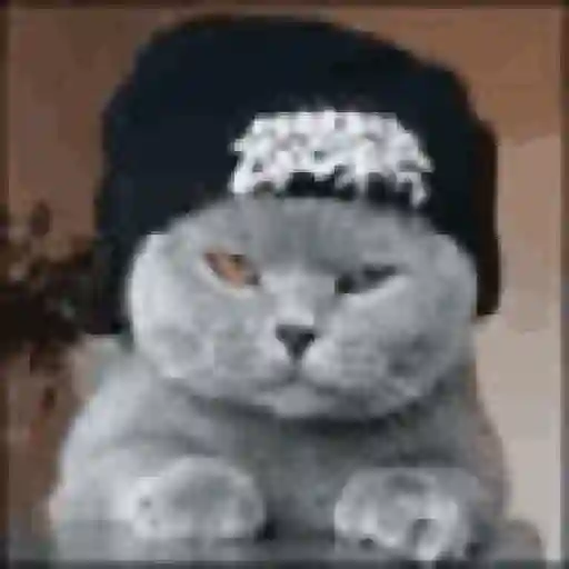 Sticker: Metalhead Cat