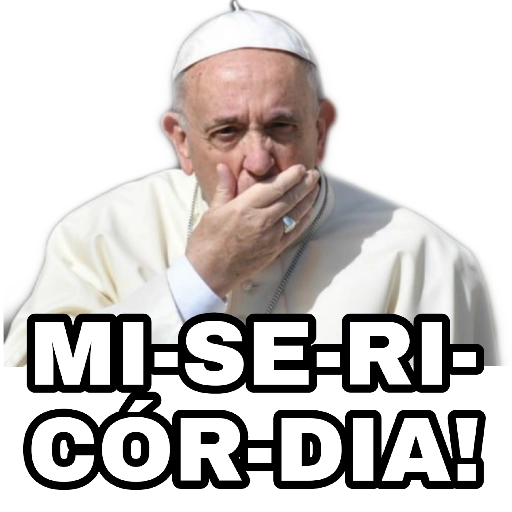 Figurinha: Papa Francisco Misericordia