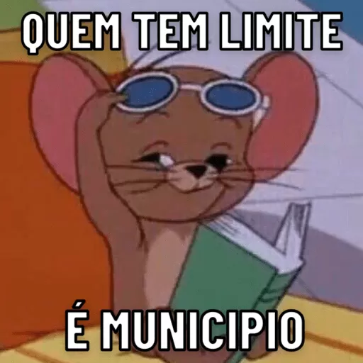 Figurinha: Jerry 'Quem tem limite é município'