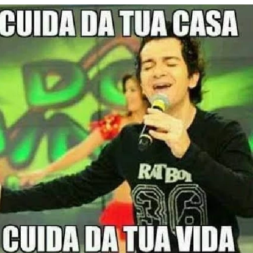 Figurinha: Cuida da tua casa, cuida da tua vida