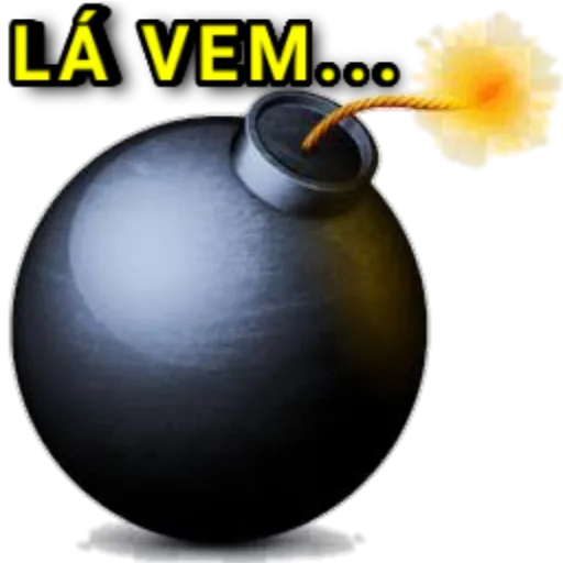 Figurinha: Lá vem a bomba
