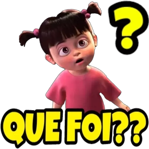 Figurinha: Boo "Que Foi??"