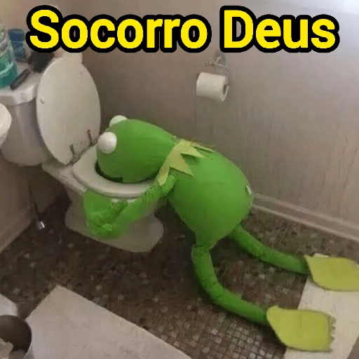 Figurinha: Socorro Deus