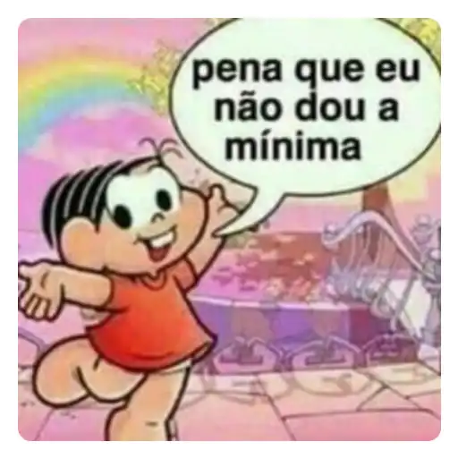 Figurinha: Turma da Mônica - Pena que não dou a mín