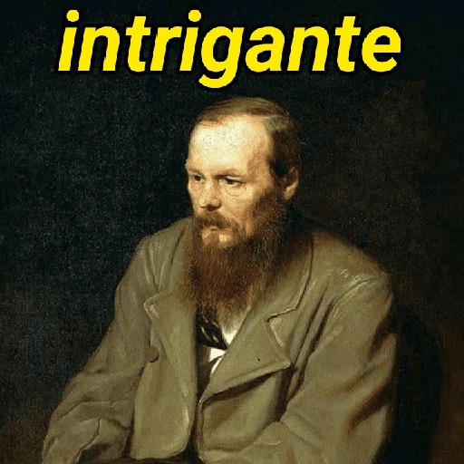 Figurinha: Fiódor Dostoiévski intrigante