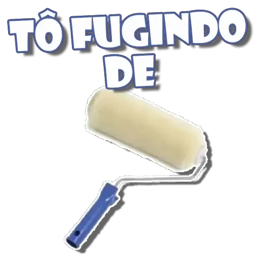 Figurinha: Tô fugindo de...