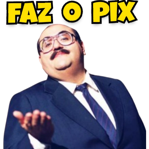 Figurinha: Faz o PIX
