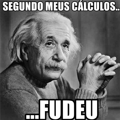 Figurinha: Segundo meus cálculos...