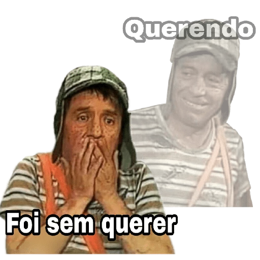 Figurinha: Chaves: Foi sem querer