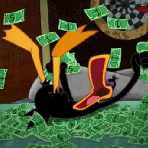 Figurinha: Pato Doido na Grana