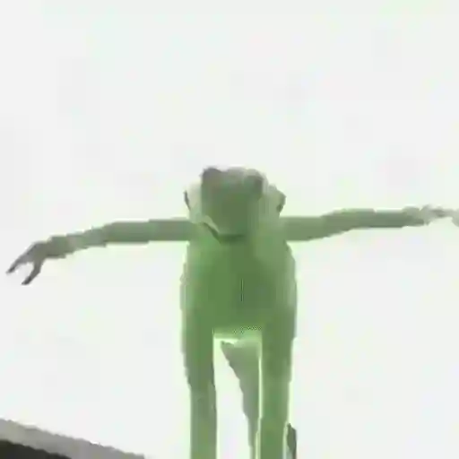 Figurinha: Kermit Balançando
