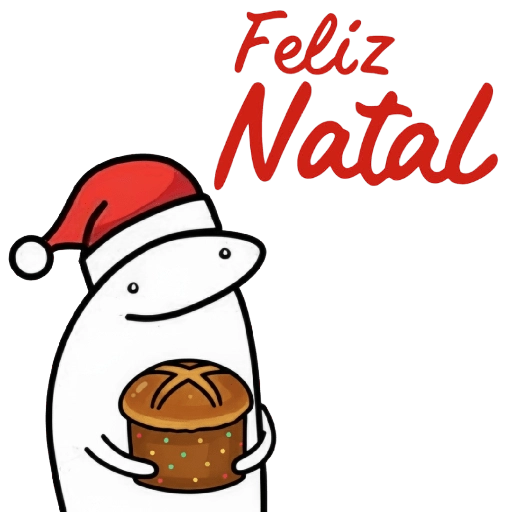 Figurinha: Flork de Natal com Panetone