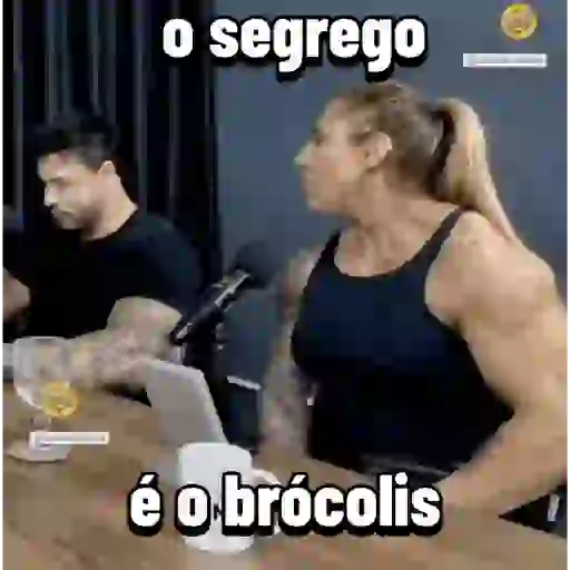 Figurinha: O segredo é o brócolis