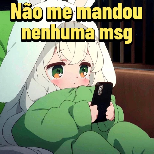 Figurinha: Não me mandou nenhuma msg