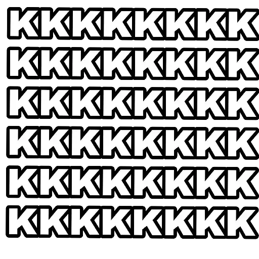 Figurinha: Várias Letras K
