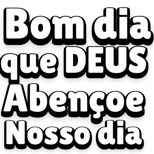Figurinha: Bom dia que Deus abençoe
