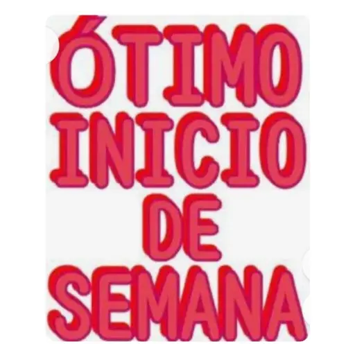 Figurinha: Ótimo início de semana!