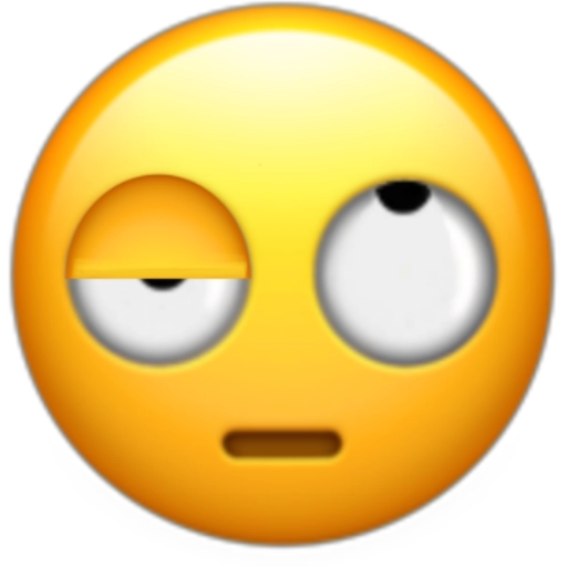 Figurinha: Cara de entediado
