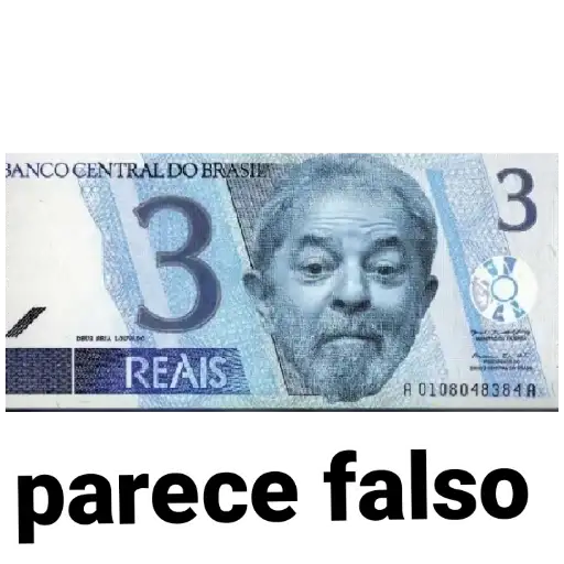 Figurinha: Lula 3 Reais